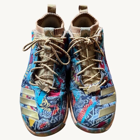 Adidas Size 10 Black Brown Gold Iconic Trainer NYC Legend Pack Shoes BY3305 - Picture 2 of 14